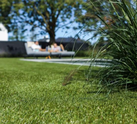 Gazon synthétique Royal Grass autour d’une piscine